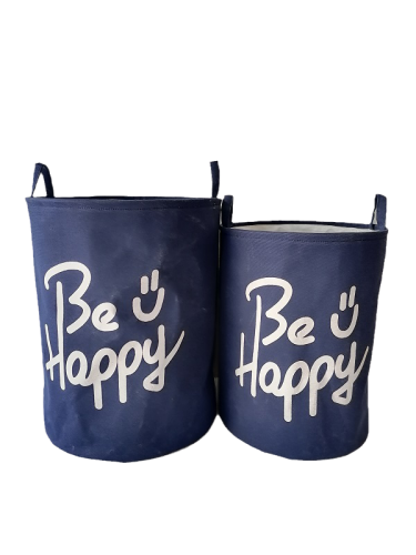 Wholesale High Quality Waterproof Round Laundry Basket with Durable Handle Laundry Box