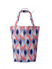 Colorful printing Promotional natural cotton carry tote shoulder shopping bag