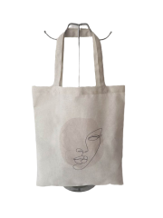 Promotional plain canvas bag with cheap price Shoulder shopper bag