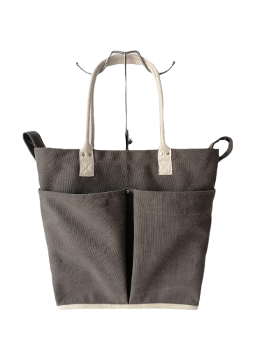 Letter pattern Promotional natural cotton linen carry tote shoulder shopping bag