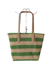 Summer Tote Bags , Wholesale Paper Straw Bags For Summer with Durable PU leather Handle