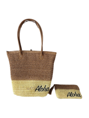 women popular beach bag vintage straw shoulder bag