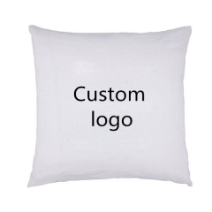 custom design printed decorative cotton throw pillow