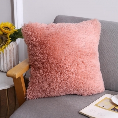 Soft Faux Fur Plush Decorative Throw Pillow Covers Cute Cushion