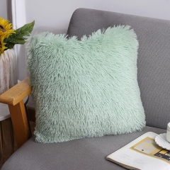 Soft Faux Fur Plush Decorative Throw Pillow Covers Cute Cushion