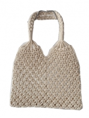 LINEN SHOPPER BAG JUTE BAG REUSABLE GROCERY BAG