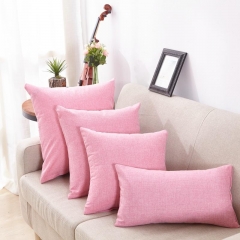 Linen Decorative Throw Pillow Sofa Cushion for Home Decor