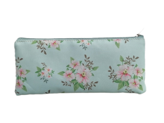 Custom Cotton and Linen Bags Wholesale Portable Eco Friendly Digital Print Small custom zip cotton pouch bag/Cosmetic Bag Makeup Bag With lining change purse