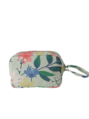 Custom Cotton and Linen Bags Wholesale Portable Eco Friendly Digital Print Small custom zip cotton pouch bag/Cosmetic Bag Makeup Bag With lining change purse