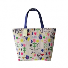 RSAIRUN TOTE BAG LADY FABRIC SHOPPER BAG with Zipper