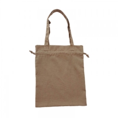 Blank totebag canvas linen tote bags with custom printed logo