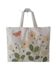 2022 Beach bag cotton tote bag splicing Starw