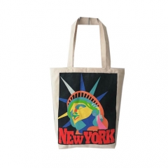 Customized LOGO printing women canvas Large-capacity Shoulder Bag Cotton Canvas Tote Bag should bags