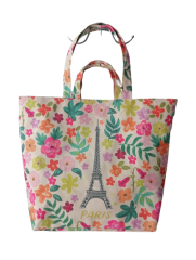 Eco-friendly durable cotton canvas shopper tote bag