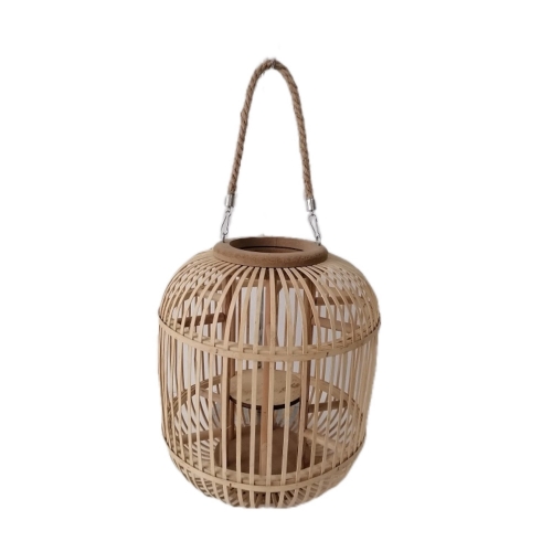 Simple modern candlestick model room hotel courtyard decoration rattan floor wind lamp Japanese Nordic style