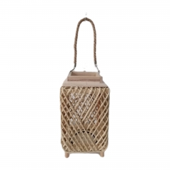 Vintage Pure Handmade Rattan Wind Lamp Bamboo Lantern Home Bed and Breakfast Yard Decoration