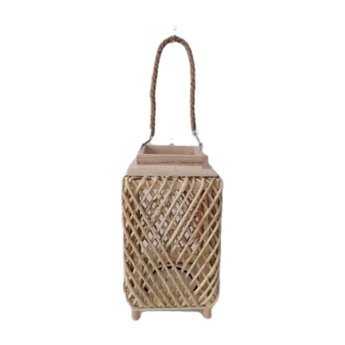 Vintage Pure Handmade Rattan Wind Lamp Bamboo Lantern Home Bed and Breakfast Yard Decoration