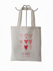 Promotional Personalized Blank Plain Cotton Canvas Bags Reusable Shopping Cotton Tote Bags With Custom Printed Logo