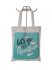 Promotional Personalized Blank Plain Cotton Canvas Bags Reusable Shopping Cotton Tote Bags With Custom Printed Logo