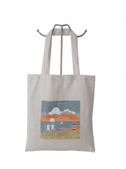 Promotional Personalized Blank Plain Cotton Canvas Bags Reusable Shopping Cotton Tote Bags With Custom Printed Logo