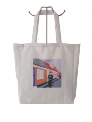 Hot Sales wholesale Custom Logo Printed Shopper Tote Bag Tote Large cotton Shopper bags