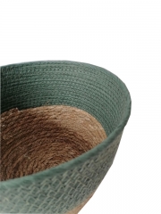 Wholesale round seagrass Woven Baskets plant pots for garden planting flower basket pot straw basket for plants