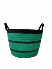 Wholesale round seagrass Woven Baskets plant pots for garden planting flower basket pot straw basket for plants