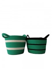 Wholesale round seagrass Woven Baskets plant pots for garden planting flower basket pot straw basket for plants