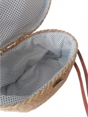 New mini straw fashion hand bag clutch tote sling shoulder woven handmade straw beach wholesale round rattan bag