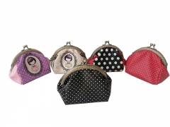 PU Coin Purse Change Cash Bag Small Purse Wallets Multifunctional Mini Cosmetic Makeup Bags