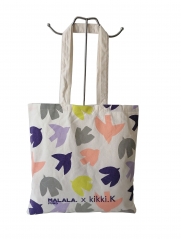 Eco Promotional Custom Logo Shopper Reusable cotton shopper bag