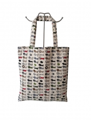 Eco Promotional Custom Logo Shopper Reusable cotton shopper bag