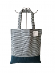 Eco Promotional Custom Logo Shopper Reusable cotton shopper bag