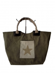 Wholesale Natural Custom Large Eco Canvas Beach Bag Cotton Bag Canvas Tote Bags With Pockets Printed Logo