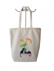 Promotional Personalized Blank Plain Cotton Canvas Bags Reusable Shopping Cotton Tote Bags With Custom Printed Logo