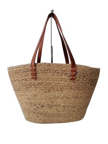 Hot Summer Handmade Straw Hand Bag Purses New Design Beach Handbags Women Tote Bag With Inner Pouch