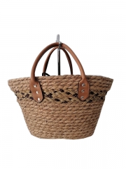 Hot Summer Handmade Straw Hand Bag Purses New Design Beach Handbags Women Tote Bag With Inner Pouch