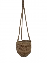 Straw Woven Hanging Basket Flower Plant Flowerpot For Indoor Decoration Potted Plant Hanging Home Decor Housewarming Gift