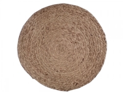 Large Round Seagrass Straw Floor Seating Cushion/woven Pouf Stool Art Carton Box Natural Abstract Rattan Support Rope