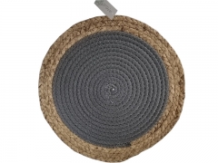 Large Round Seagrass Straw Floor Seating Cushion/woven Pouf Stool Art Carton Box Natural Abstract Rattan Support Rope