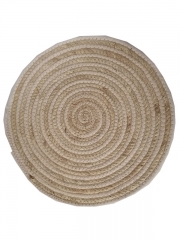 Large Round Seagrass Straw Floor Seating Cushion/woven Pouf Stool Art Carton Box Natural Abstract Rattan Support Rope