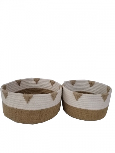 New Design Eco friendly Straw Woven Flower Pot Foldable Wholesale Grass Planter Plant Baskets for Garden Decoration