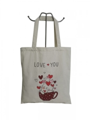 Promotional Personalized Blank Plain Cotton Canvas Bags Reusable Shopping Cotton Tote Bags With Custom Printed Logo