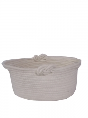 Storage basket weaving basket sorting straw cosmetics storage table wicker woven basket round storage box