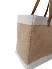 Wholesale Custom Printed Eco Friendly Laminated Jute Bag