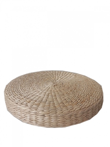 Rattan Futon Round Seat Tatami Cattail Yoga Mat Multifunction Home Decor Handmade Straw Ethnic Hand Woven Cushion