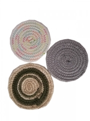 Minimalist Cotton Woven Coaster Absorbent Coasters for Drinks Cups Home Decor Tabletop Protection