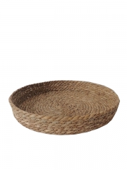 Storage basket weaving basket sorting straw cosmetics storage table wicker woven basket round storage box