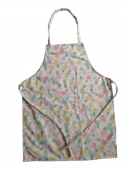 Floral Apron for Women with Pockets Adjustable Cotton Chef Aprons for Kitchen Cooking BBQ & Grill Print