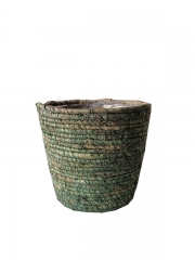 High Quality round seagrass Woven Baskets plant pots for garden planting flower basket pot straw basket for plants